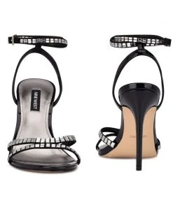 Nine West Mona Ankle Strap Sandals Y2K Revival