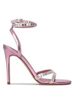 Nine West Y2K Revival Mona Ankle Strap Sandals