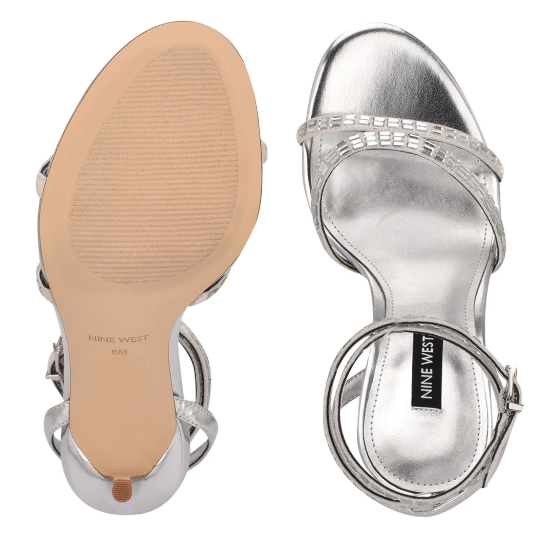 Nine West Y2K Revival Mona Ankle Strap Sandals 7 Nine West Y2K Revival Mona Ankle Strap Sandals