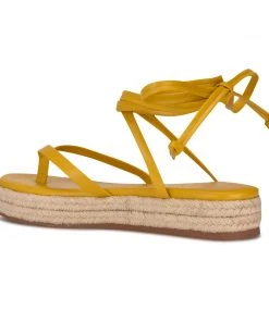 Nine West Monee Ankle Wrap Flat Sandals