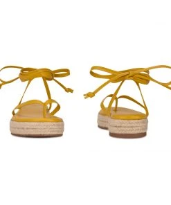 Nine West Monee Ankle Wrap Flat Sandals