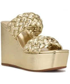 Nine West Nessie Platform Slide Sandals