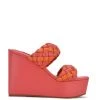 Nine West Nessie Platform Slide Sandals Weave Got You