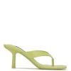 Nine West Y2K Revival Nest Heeled Thong Sandals