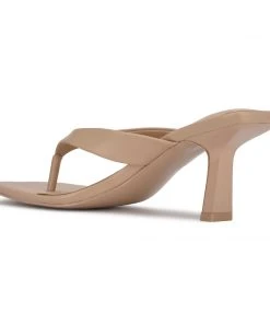 Nine West Y2K Revival Nest Heeled Thong Sandals