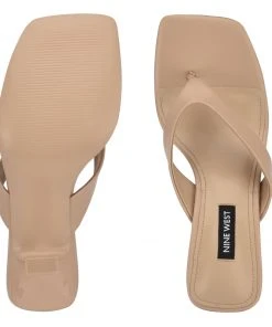 Nine West Y2K Revival Nest Heeled Thong Sandals