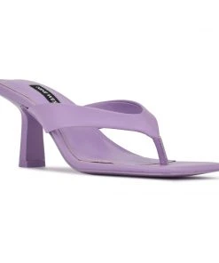 Nine West Nest Heeled Thong Sandals