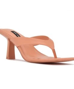 Nine West Y2K Revival Nest Heeled Thong Sandals