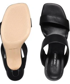 Nine West Net Heeled Sandals Heels