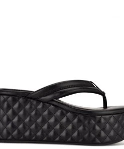 Nine West Newya Platform Thong Sandals