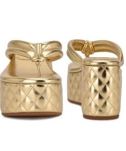 Nine West Newya Platform Thong Sandals