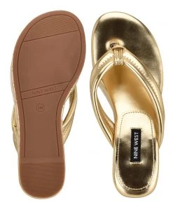 Nine West Newya Platform Thong Sandals