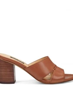 Nine West Nicolet Slide Sandals Heels