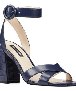Nine West Heels Nikki Block Heel Sandals