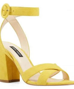 Nine West Nikki Block Heel Sandals