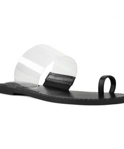 Nine West Obrious Flat Slide Sandals Mules & Slides