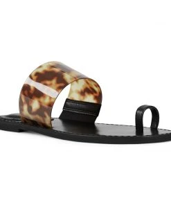 Nine West Obrious Flat Slide Sandals Mules & Slides