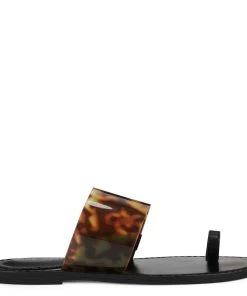 Nine West Obrious Flat Slide Sandals Mules & Slides