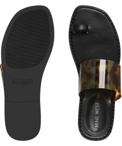 Nine West Obrious Flat Slide Sandals Mules & Slides