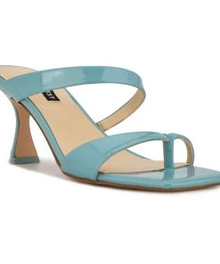 Nine West Color Pop Padma Heeled Slide Sandals