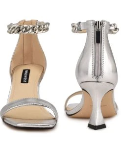 Nine West Heel Appeal Palace Ankle Strap Heel Sandals