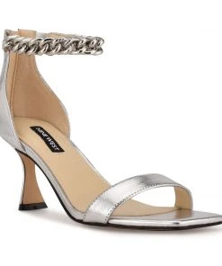 Nine West Heel Appeal Palace Ankle Strap Heel Sandals