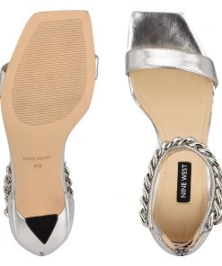 Nine West Heel Appeal Palace Ankle Strap Heel Sandals