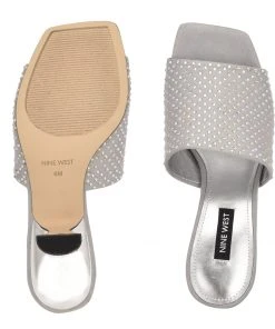 Nine West Partie Heeled Slide Sandals Heel Appeal