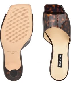 Nine West Heel Appeal Perfact Heeled Slide Sandals 11 Nine West Heel Appeal Perfact Heeled Slide Sandals