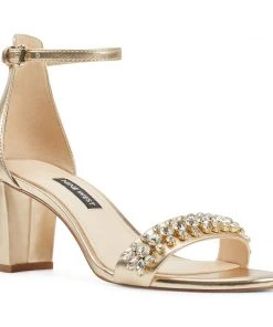 Nine West Metallic Mindset Perla Dress Sandal