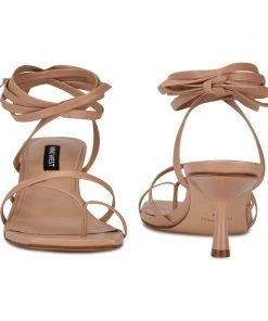 Nine West Pina Ankle Wrap Heeled Sandals
