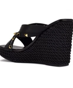 Nine West Pipa Espadrille Wedge Sandals New