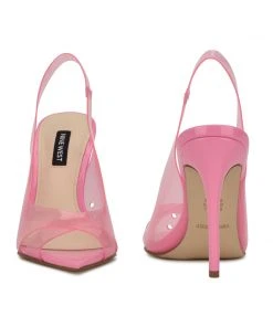 Nine West Polka Slingback Heeled Sandals Color Pop