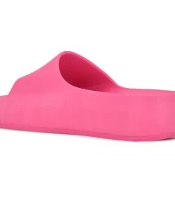 Nine West Pool Platform Slide Sandals High Impact Platforms