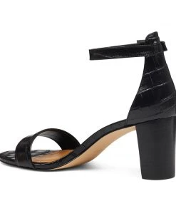 Nine West Pruce Ankle Strap Block Heel Sandals Heels