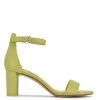 Nine West Pruce Ankle Strap Block Heel Sandals Y2K Revival