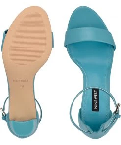 Nine West Y2K Revival Pruce Ankle Strap Block Heel Sandals