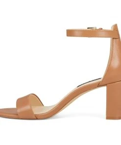 Nine West Pruce Ankle Strap Block Heel Sandals