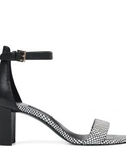 Nine West Pruce Ankle Strap Block Heel Sandals