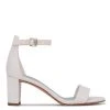 Nine West Bridal Pruce Ankle Strap Block Heel Sandals