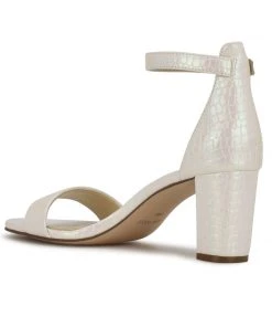 Nine West Pruce Ankle Strap Block Heel Sandals