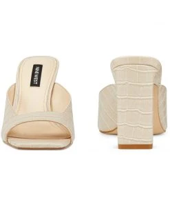 Nine West Heels Pyper Heeled Slide Sandals