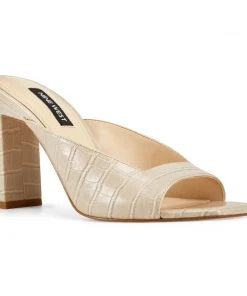 Nine West Heels Pyper Heeled Slide Sandals