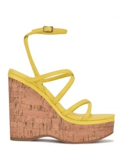 Nine West Y2K Revival Rachal Wedge Sandals