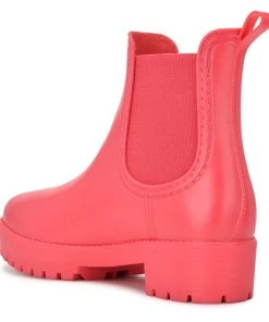Nine West Rainy Chelsea Rain Booties Color Pop