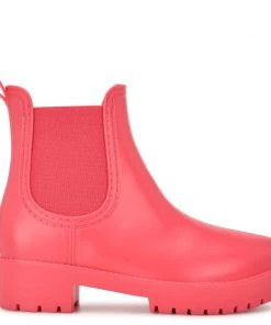 Nine West Rainy Chelsea Rain Booties Color Pop