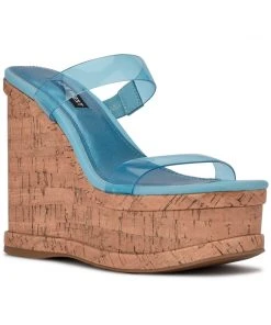 Nine West New Rapps Platform Wedge Sandals