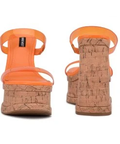 Nine West Rapps Platform Wedge Sandals New