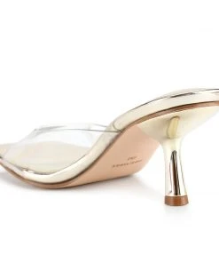 Nine West Raylen Heeled Slide Sandals New