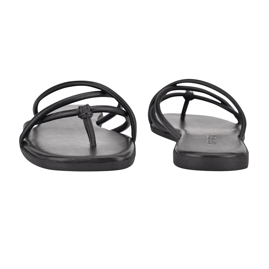 Nine West Razi Flat Slide Sandals Fun Flats 6 Nine West Razi Flat Slide Sandals Fun Flats